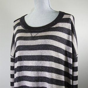 French Connection Long Sleeve- Gold, Black Sparkle